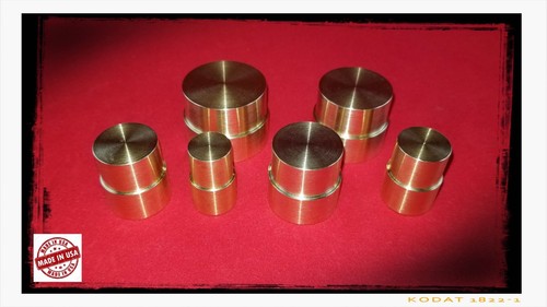 Double sided brass push rod - push,
