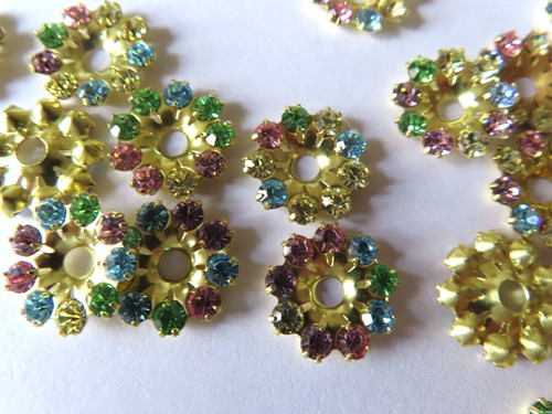 Round 14mm brass - , center