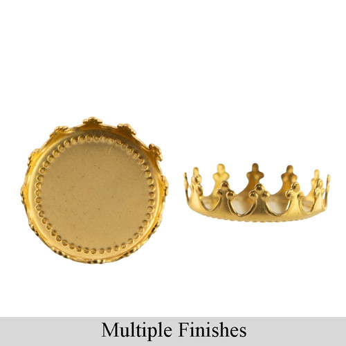 15mm crown edge round setting - crown,
